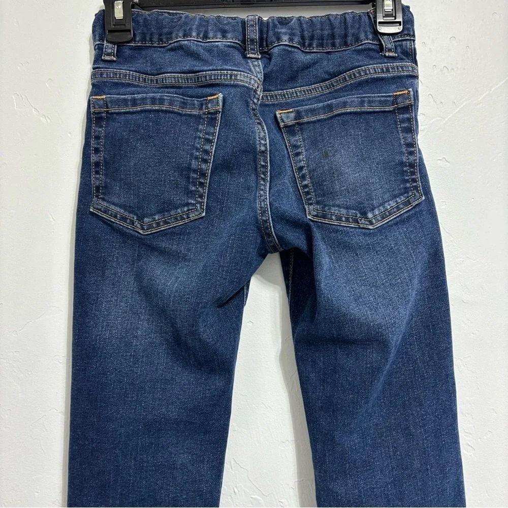 Old Navy Skinny Blue Denim Dark Wash Jeans Boys 12 Reg Adjustable Waist